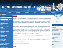Tablet Screenshot of boynindustrial.com